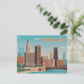 Chicago Briefkaart (Staand voorkant)