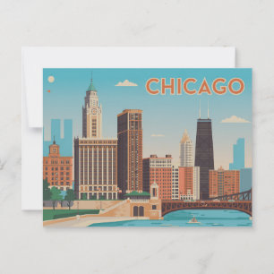 Chicago Briefkaart