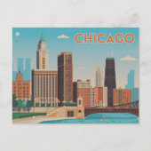 Chicago Briefkaart (Voorkant)