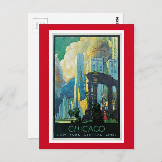 Chicago Briefkaart (Voorkant / Achterkant)