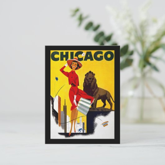 Chicago Briefkaart (Staand voorkant)