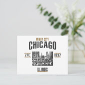 Chicago Briefkaart (Staand voorkant)