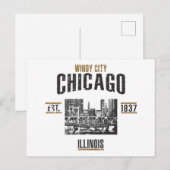 Chicago Briefkaart (Voorkant / Achterkant)