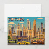 Chicago Briefkaart (Voorkant / Achterkant)