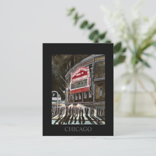 Chicago Briefkaart Randsom Art (Staand voorkant)