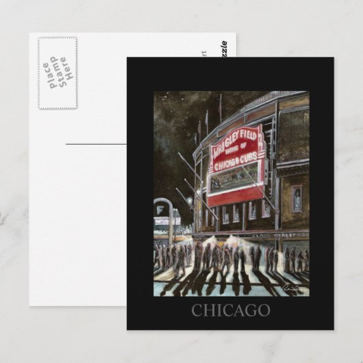 Chicago Briefkaart Randsom Art (Voorkant / Achterkant)