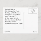  Chicago Briefkaart Voormalige locatie Sun Times (Achterkant)