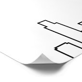 Chicago bruiloft | 12 Tabel Zitkaarten Poster (Hoek)