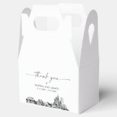 Chicago bruiloft gepersonaliseerde gunst box bedankdoosjes (Geopend)