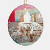 Chicago Buckingham Fountain Keramisch Ornament (Links)