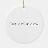 Chicago Buckingham Fountain Keramisch Ornament (Achterkant)