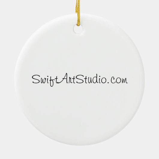 Chicago Buckingham Fountain Keramisch Ornament (Achterkant)