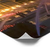 Chicago Buckingham Fountain op Canvas Poster (Hoek)