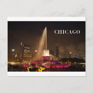 CHICAGO Buckingham Fountain (St.K.) Briefkaart