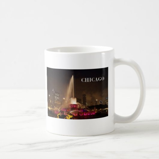 CHICAGO Buckingham Fountain (St.K.) Koffiemok (Rechts)
