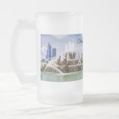Chicago Buckingham Frosted Glass Beer Mok (Links)