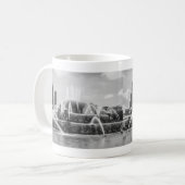 Chicago Buckingham Grayscale Coffee Mok (Voorkant links)