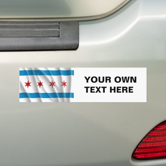 CHICAGO BUMPERSTICKER (Op auto)