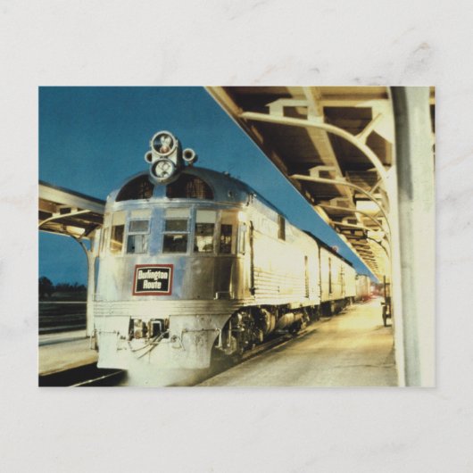 Chicago Burlington & Quincy, EMD Briefkaart (Voorkant)