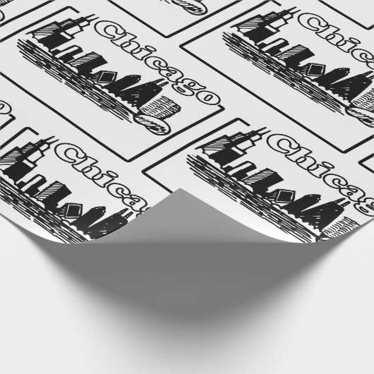 Chicago Cadeaupapier (Hoek)