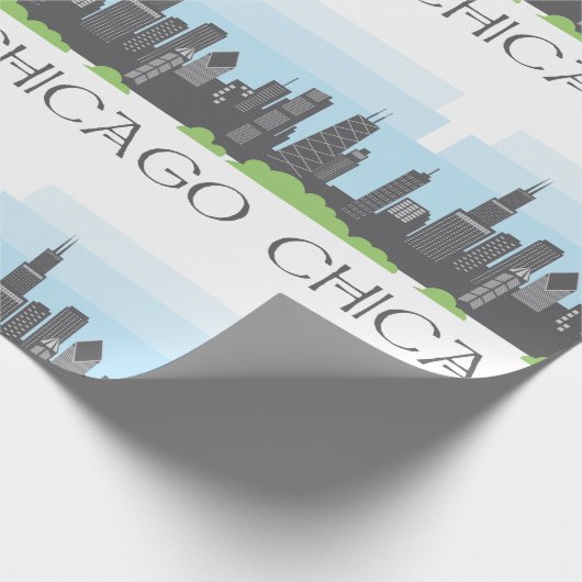 Chicago Cadeaupapier (Hoek)