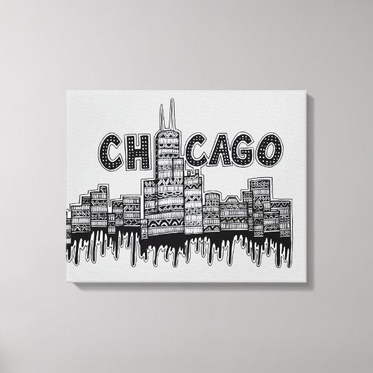 Chicago Canvas Afdruk (Voorkant)