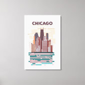 Chicago Canvas Afdruk (Voorkant)