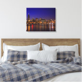 Chicago. Canvas Afdruk (Insitu (Slaapkamer))