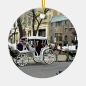 Chicago Carriage Ride Keramisch Ornament (Voorkant)