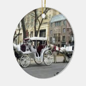 Chicago Carriage Ride Keramisch Ornament (Links)