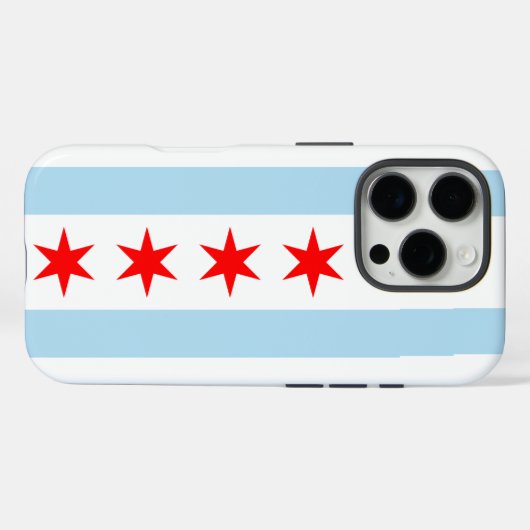 Chicago Case-Mate iPhone Case (Achterkant (horizontaal))