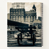 Chicago Central Rail Yards Train Depot ICRR 1960's Notitieboek (Achterkant)