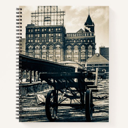 Chicago Central Rail Yards Train Depot ICRR 1960's Notitieboek (Voorkant)