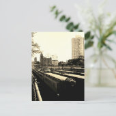 Chicago Central Railroad Station ICRR 1969 Briefkaart (Staand voorkant)