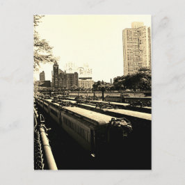 Chicago Central Railroad Station ICRR 1969 Briefkaart