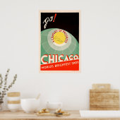 Chicago Century of Progress - Antieke Wereldtentoo Poster (Keuken)