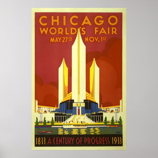 Chicago Century of Progress - Wereldtentoonstellin Poster (Voorkant)