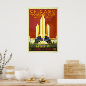 Chicago Century of Progress - Wereldtentoonstellin Poster (Keuken)