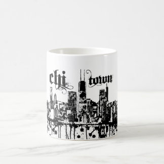 Chicago "chi-town" is op weg naar jouw stad koffiemok