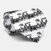 Chicago "chi-town" is op weg naar jouw stad stropdas (Opgerold)