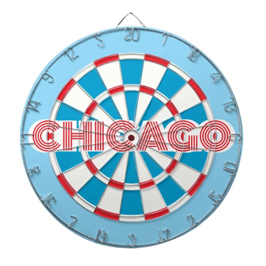 CHICAGO Chitown Pride Dartbord (Voorkant)