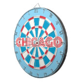 CHICAGO Chitown Pride Dartbord (Voorkant Rechts)