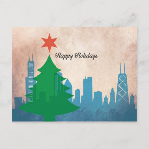 Chicago Christmas Kaart