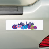 Chicago Circles-1 Bumpersticker (Op auto)