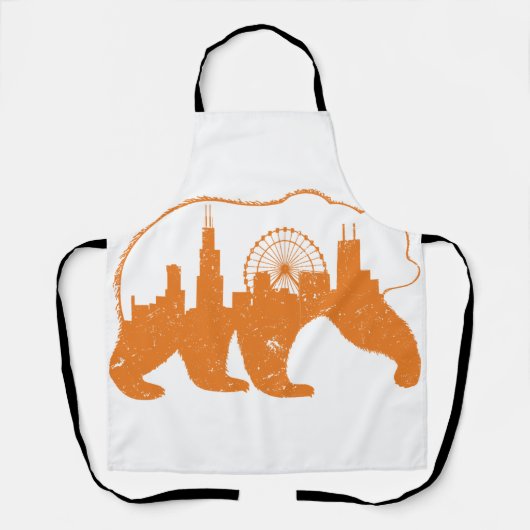 Chicago City Apparel Downtown Walking Beer Silhoue Schort (Voorkant)