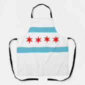 Chicago City flag Apron Schort (Voorkant)