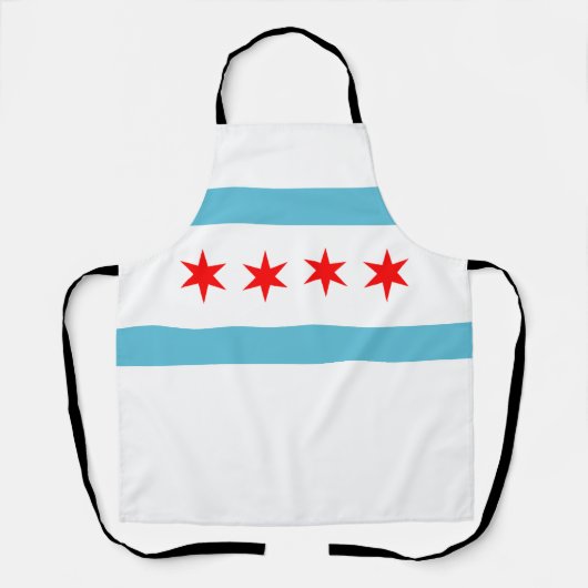 Chicago City flag Apron Schort (Voorkant)