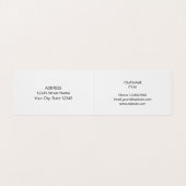 Chicago City flag Folded business card template Visitekaartje (Binnenkant ongevouwen)
