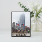 Chicago City, Illinois Briefkaart (Staand voorkant)