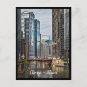 Chicago City, Illinois Briefkaart (Voorkant)